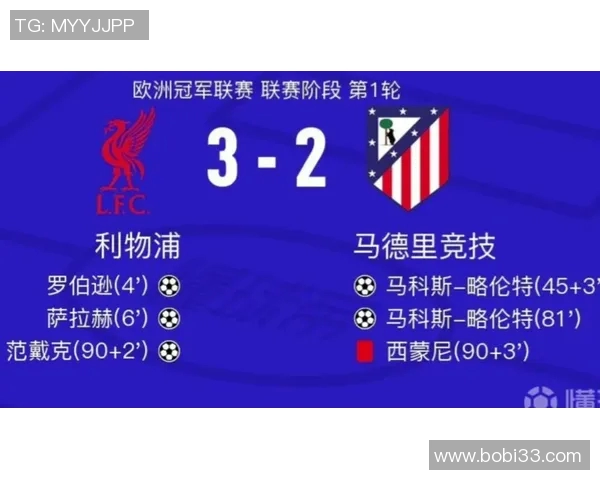 利物浦与马德里竞技比赛结果预测及分析展望